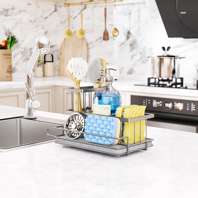 HapiRm Sink Caddy Sponge Holder