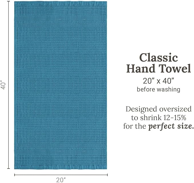 GILDEN TREE Waffle Hand Towels for Bathroom Quick Dry Towel Super Absorbent