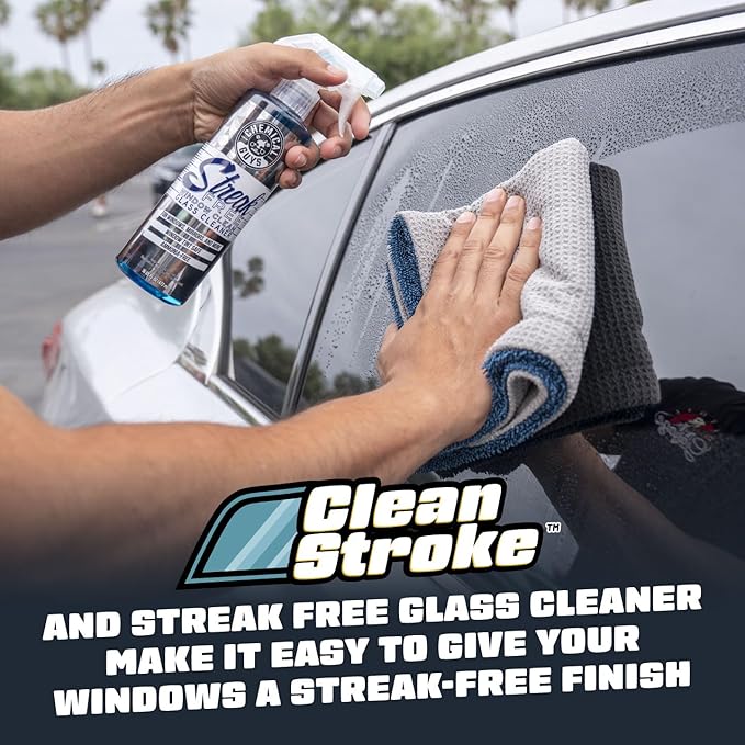 Chemical Guys Clean Stroke Dual-Sided Microfiber Glass Towels