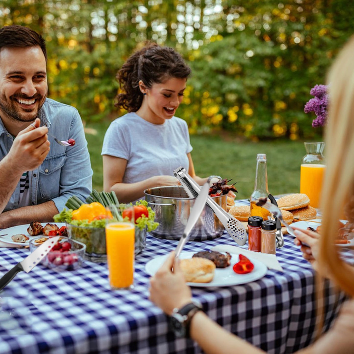 ONLYFIRE OUTDOOR LIVING Portable Camping Utensil Set, 16 Piece Cookware Kit, Outdoor Cooking and Grilling Utensil Organizer Travel Set Perfect for Picnic, RV, Tailgating, Camping, Hiking, CT606