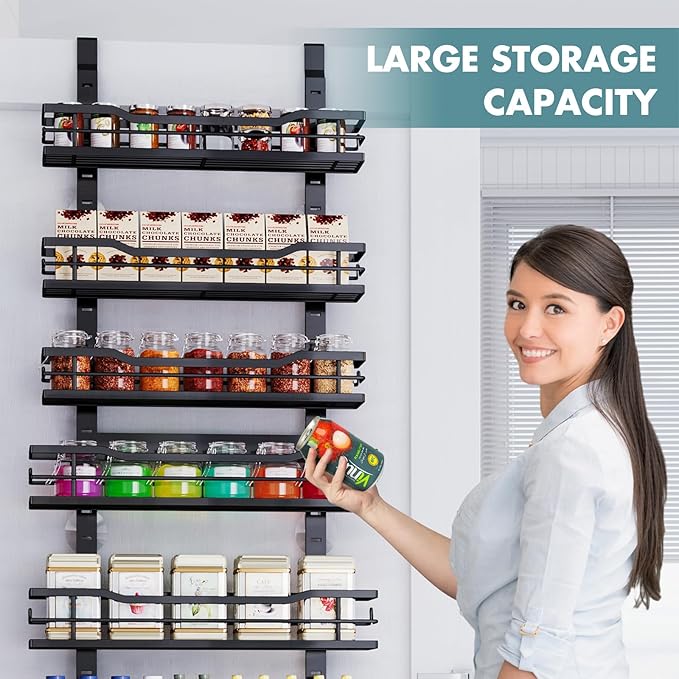 Over The Door Pantry Organizer,9-Tier Over The Door Organizer