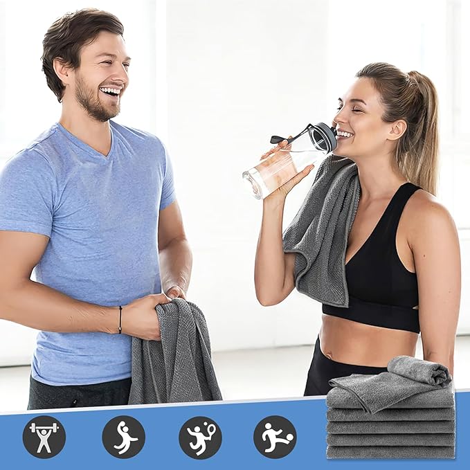 48 Pack Gym Towels Set