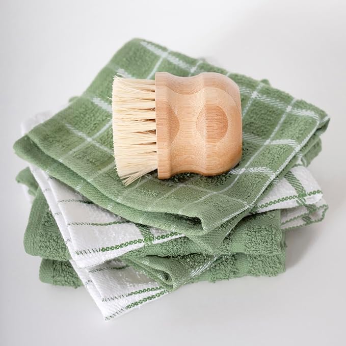 Ritz Premium Terry Check Kitchen Dish Cloths