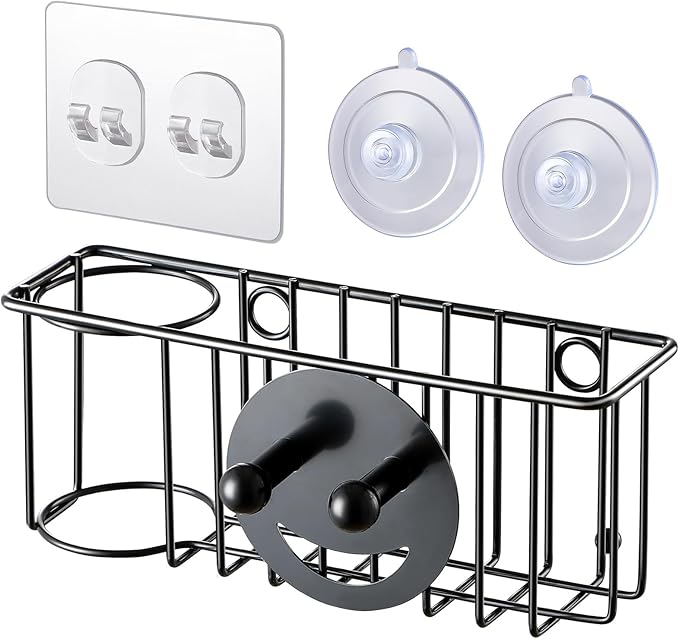 3-IN-1 Multiuse Sponge Holder for Kitchen Sink, Sponge Caddy for Scrub