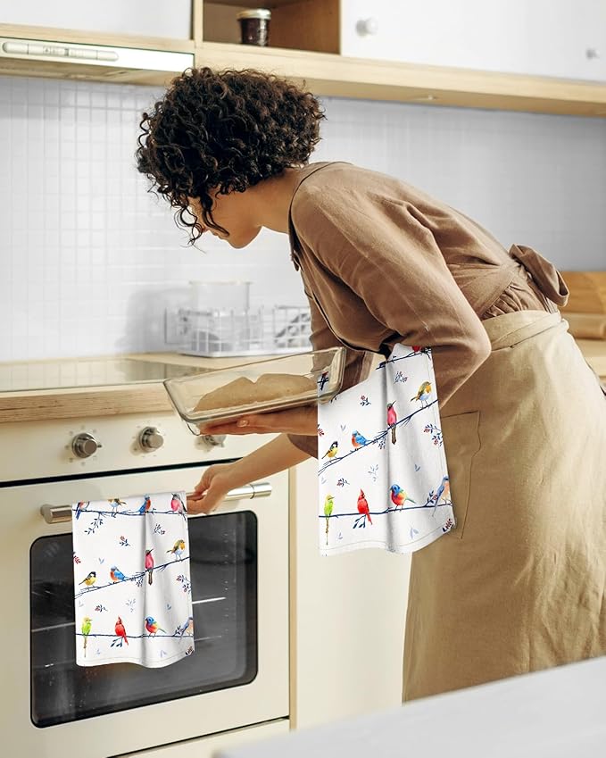 Flour Sack Kitchen Towels Set of 2-18x26 Cotton Dish Towels