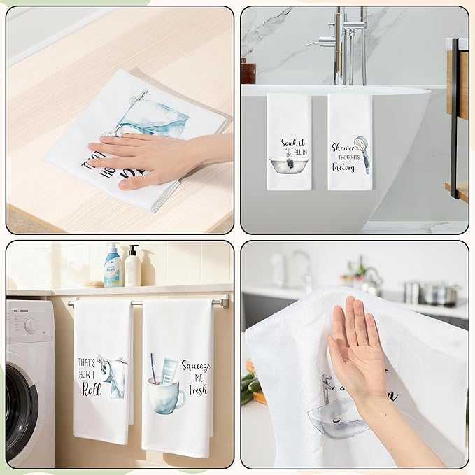 GROBRO7 Funny Sayings Hand Towel