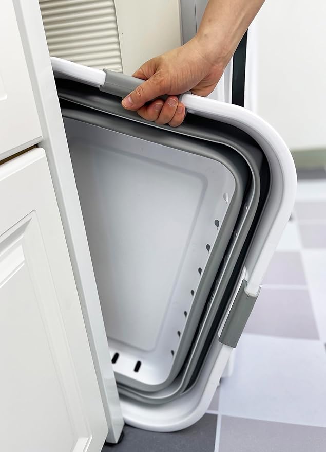 SAMMART 42L Collapsible Plastic Laundry Basket