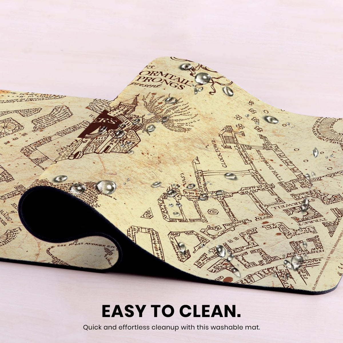 Head Case Designs Officially Licensed Harry Potter The Marauder's Map Graphics 23.62 x 11.81 x 0.12 inches (600 x 300 mm) - L Gaming Office Desk PC Keyboard Mouse Mat Pad
