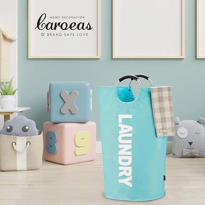 Caroeas 100L Laundry Basket, Large Laundry Hamper, Laundry Bag