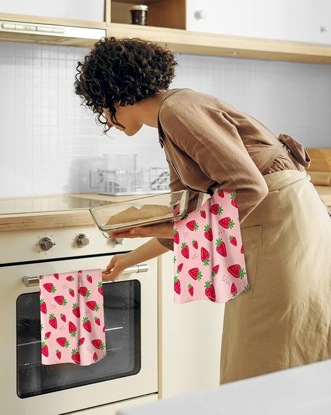 Flour Sack Kitchen Towels Set of 2-18x26 Cotton Dish Towels