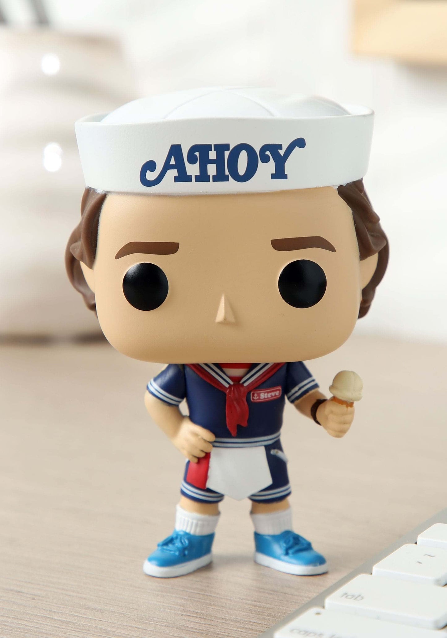 Funko POP! Vinyl: Television: Stranger Things: Steve Harrington With Hat and Ice Cream - Collectable Vinyl Figure - Gift Idea - Official Merchandise - Toys for Kids & Adults - TV Fans