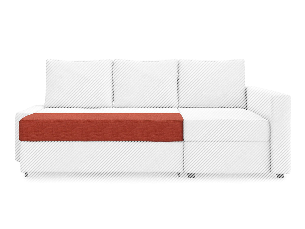 Snug Fit Friheten Slipcover for The IKEA Friheten with Chaise Corner Cover, Sofa Bed Cover, Sectional Slipcover Replacement (Orange)(Cover Only!Not Sofa!)