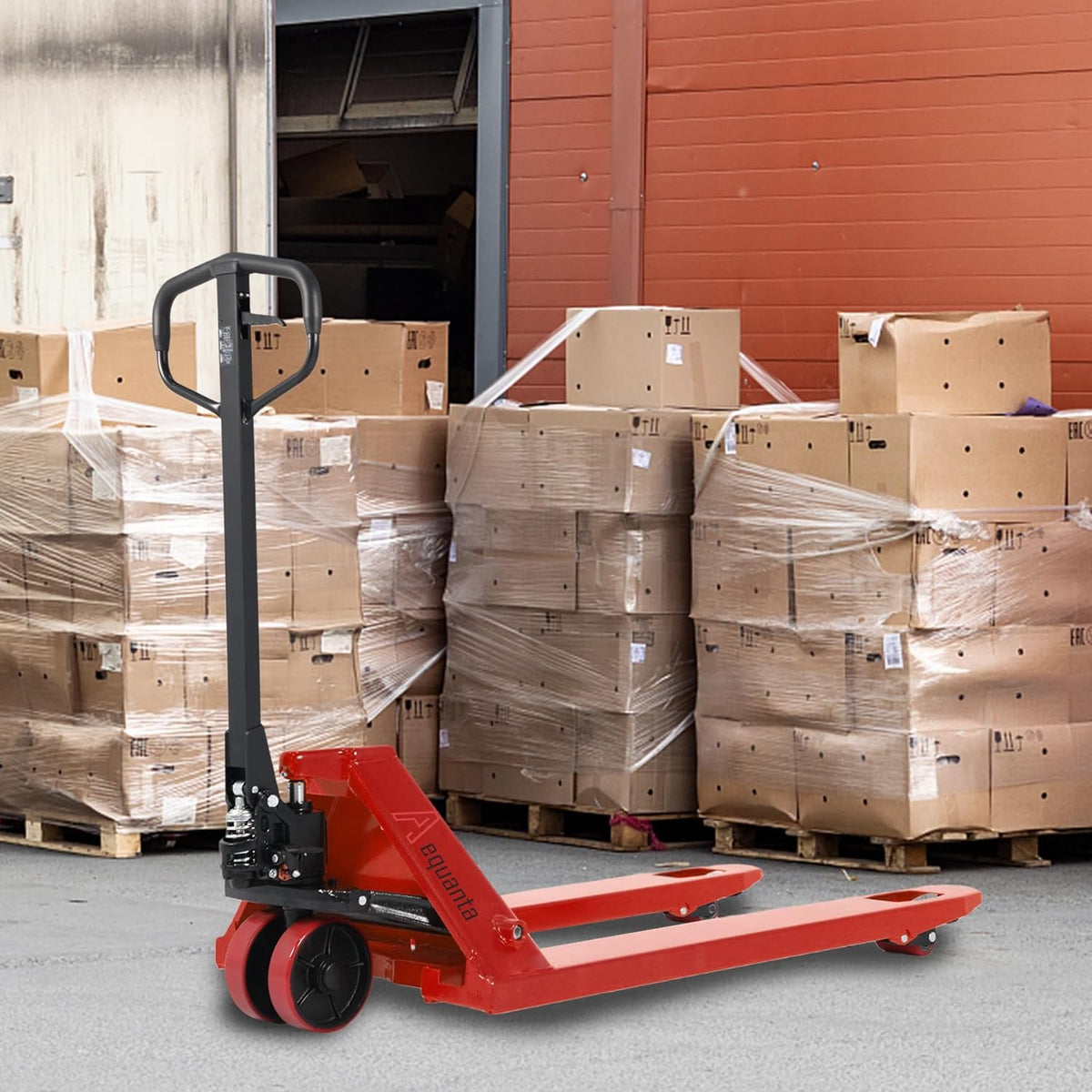 Aequanta Manual Pallet Jack Truck 6600Lbs Capacity, Professional Pallet Trucks 27" W x 48" L Fork Size