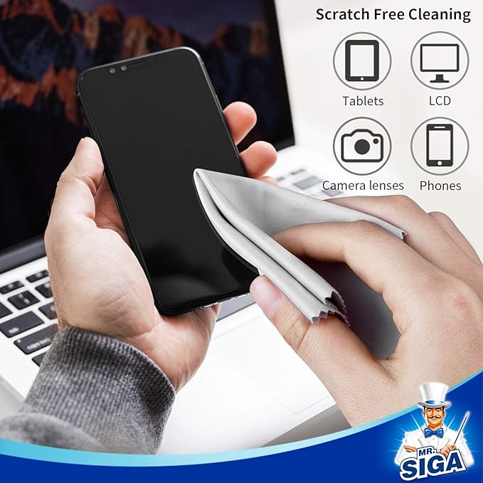 MR.SIGA Premium Microfiber Cleaning Cloths