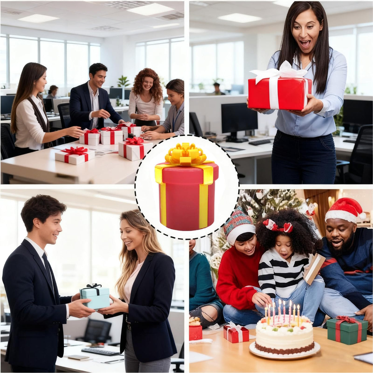 Annoying Nested Screw Gift Box, Annoying Gift Box, Reusable Prank Gifts Boxes for Cash and Small Surprises, Money Puzzle Boxes for Cash Gifts, Perfect Gag Gifts for Birthday, Christmas & Fun Party