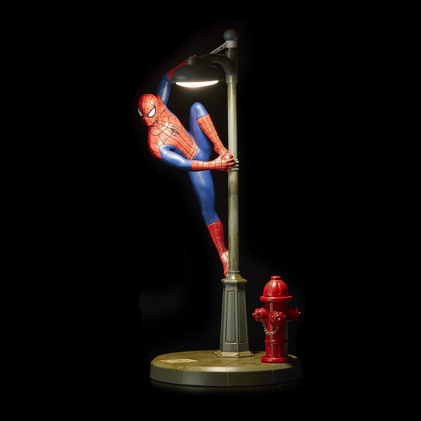 Spider-Man Paladone | Marvel Spiderman Desk Lamp | Officially Licensed Disney Light | Marvel Streetlight Spotlight | Gift for Multiverse Fans | Avengers Desk Light | Peter Parker Table Lamp