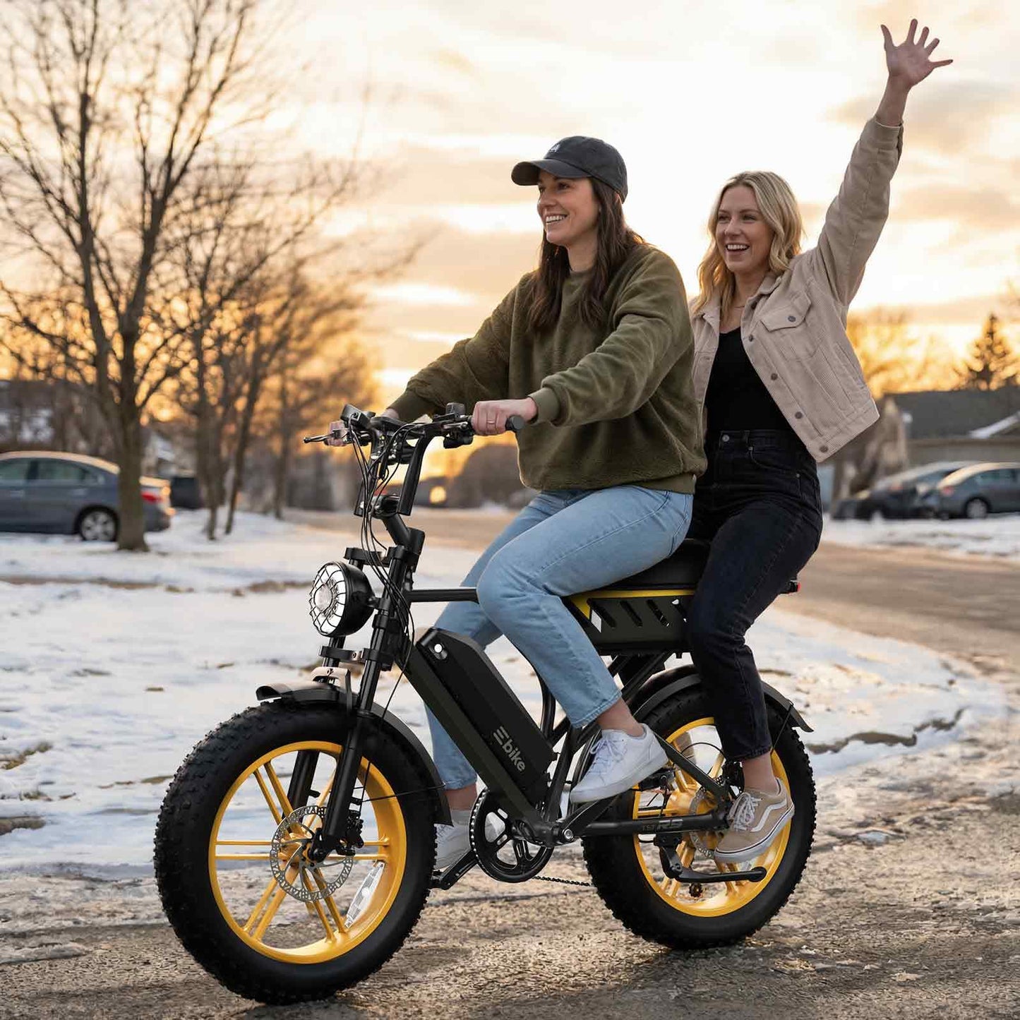 TST Electric Bike for Adults 1500W Peak 20" Fat Tire All-Terrain E-Bike 60/130 Miles Electric Dirt Bike - 48V 15/30AH Battery Tested to UL 2849 Powered Electric Bicycle