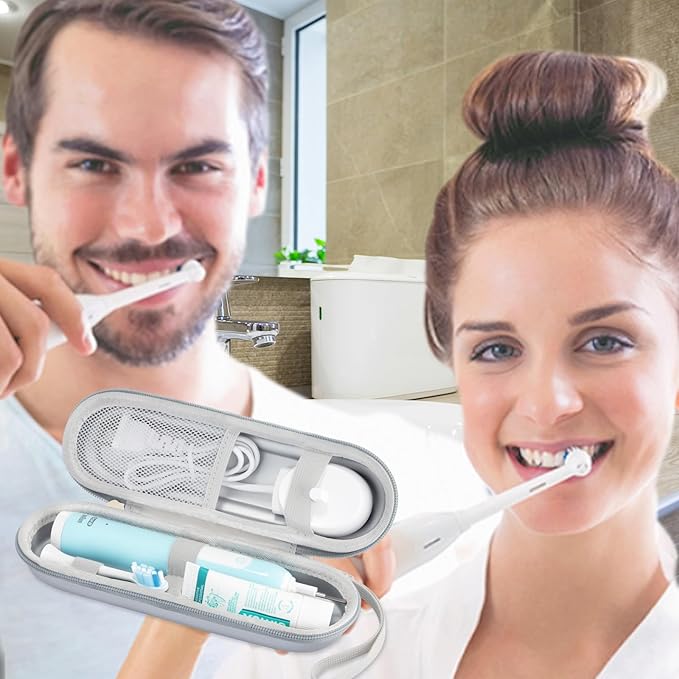 Toothbrush Travel Case for Oral B/Oral-B Pro 1000 1500 5000 7000 & Philips