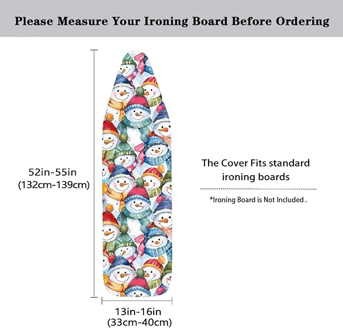 Snowman Puzzle Ironing Board Cover