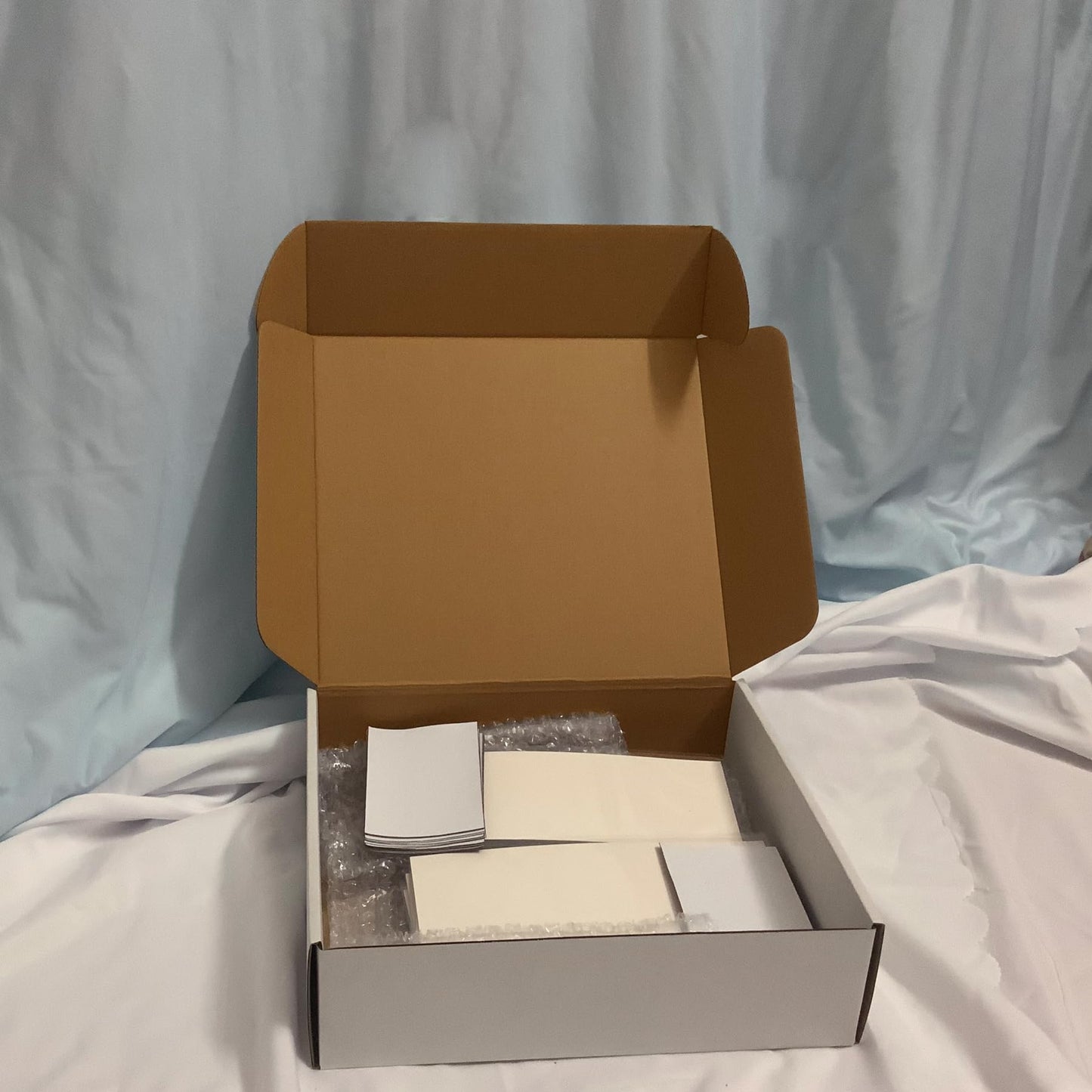 11x9.6x3 Inches White Shipping Boxes Set of 25,Cardboard Boxes Recyclable Corrugated Boxes Mailers for Small Business, Transporting, Packaging Storage Boxes and Craft Gifts Giving Products Box