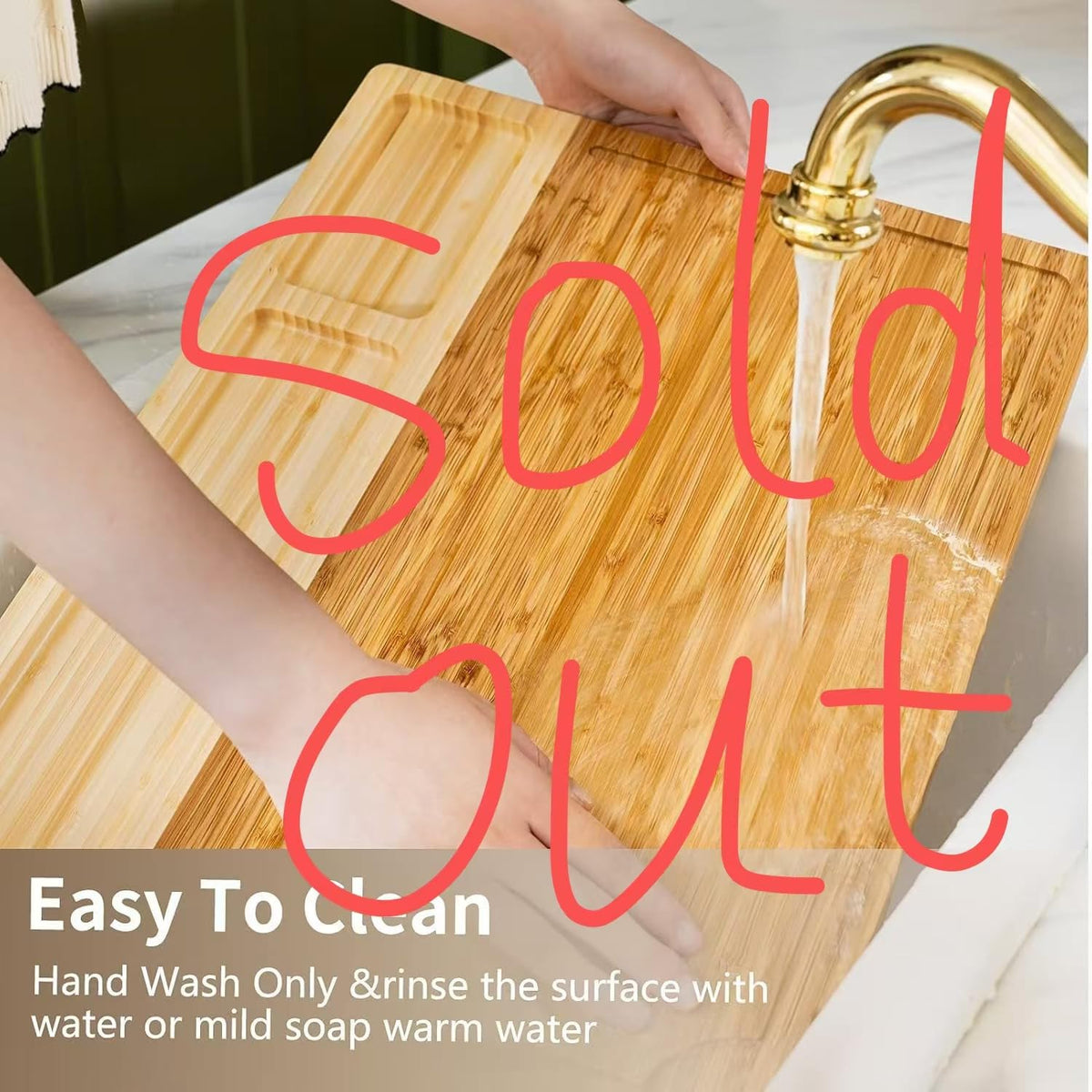 ORIDOM Bamboo Cutting Board Wood Chopping Board Double Sided Charcuterie Boards