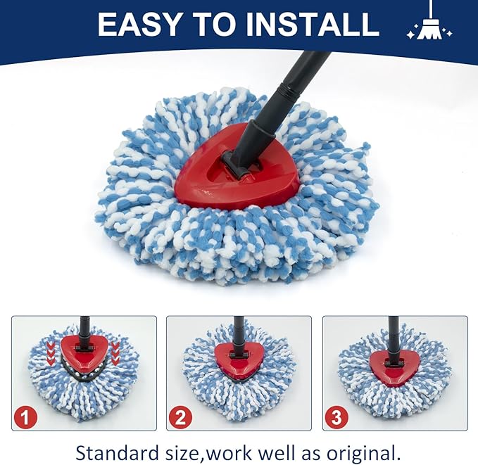 Spin Mop Replacement Head Base Compatible