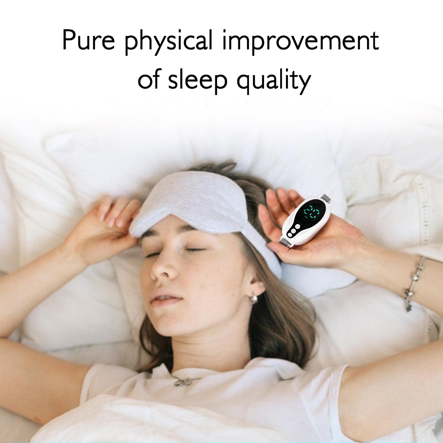 MACTANO New Handheld Sleep Aid Device Three Modes, Insomnia Relief Anxiety Help Sleep