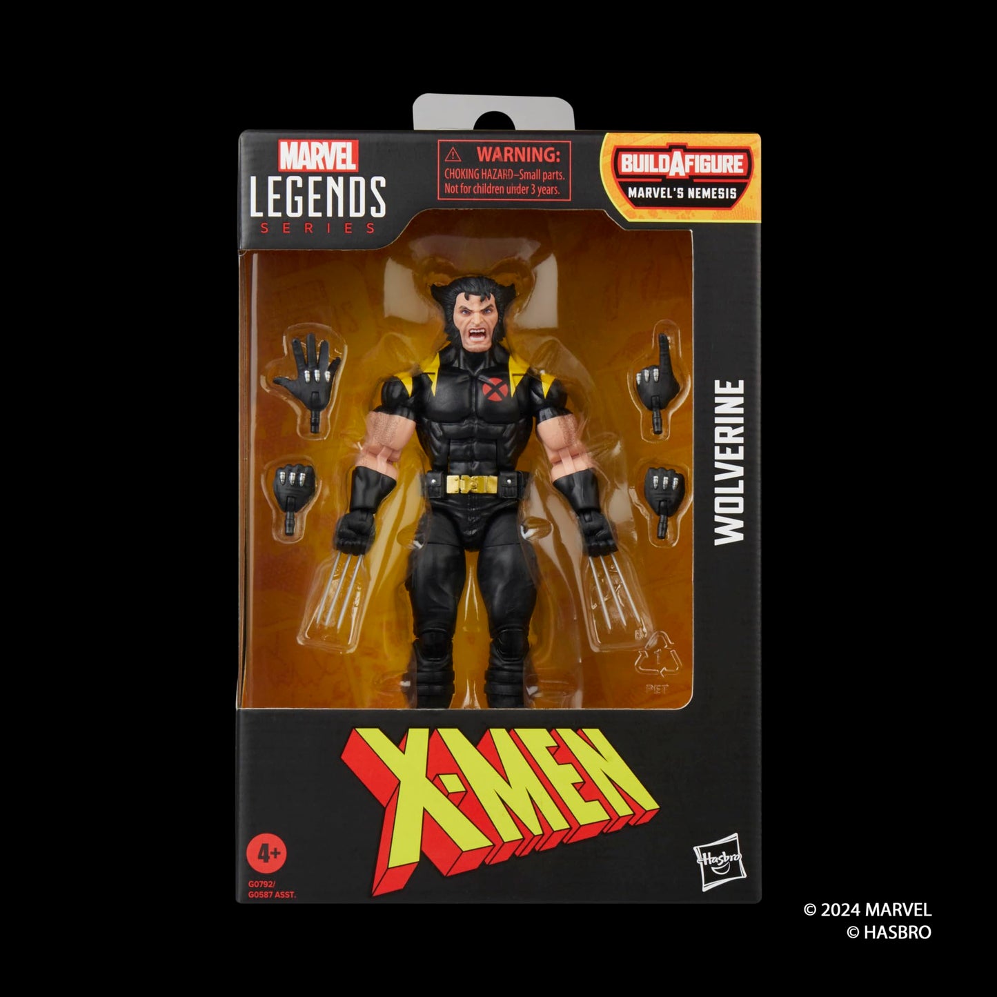 Marvel Legends Series Wolverine Comics Action Figure, Black