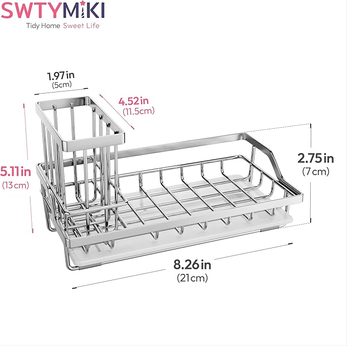 SWTYMIKI Multifunctional Kitchen Sink Caddy