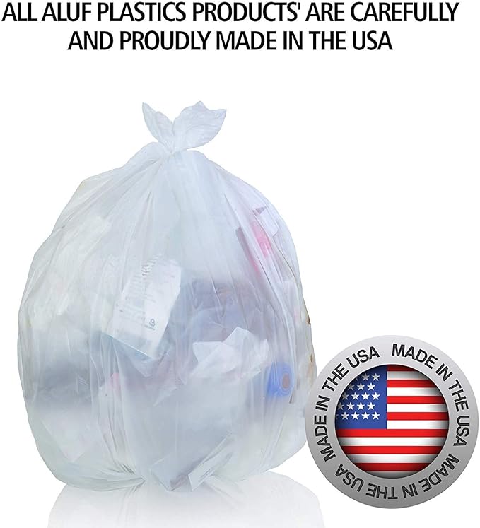 Aluf Plastics 12-16 Gallon Trash Bags-Source Reduction Series Value High