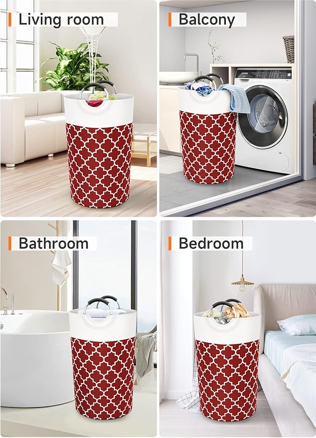 Large Laundry Basket Laundry Hamper Bag Washing Bin Clothes Bag Collapsible Tall