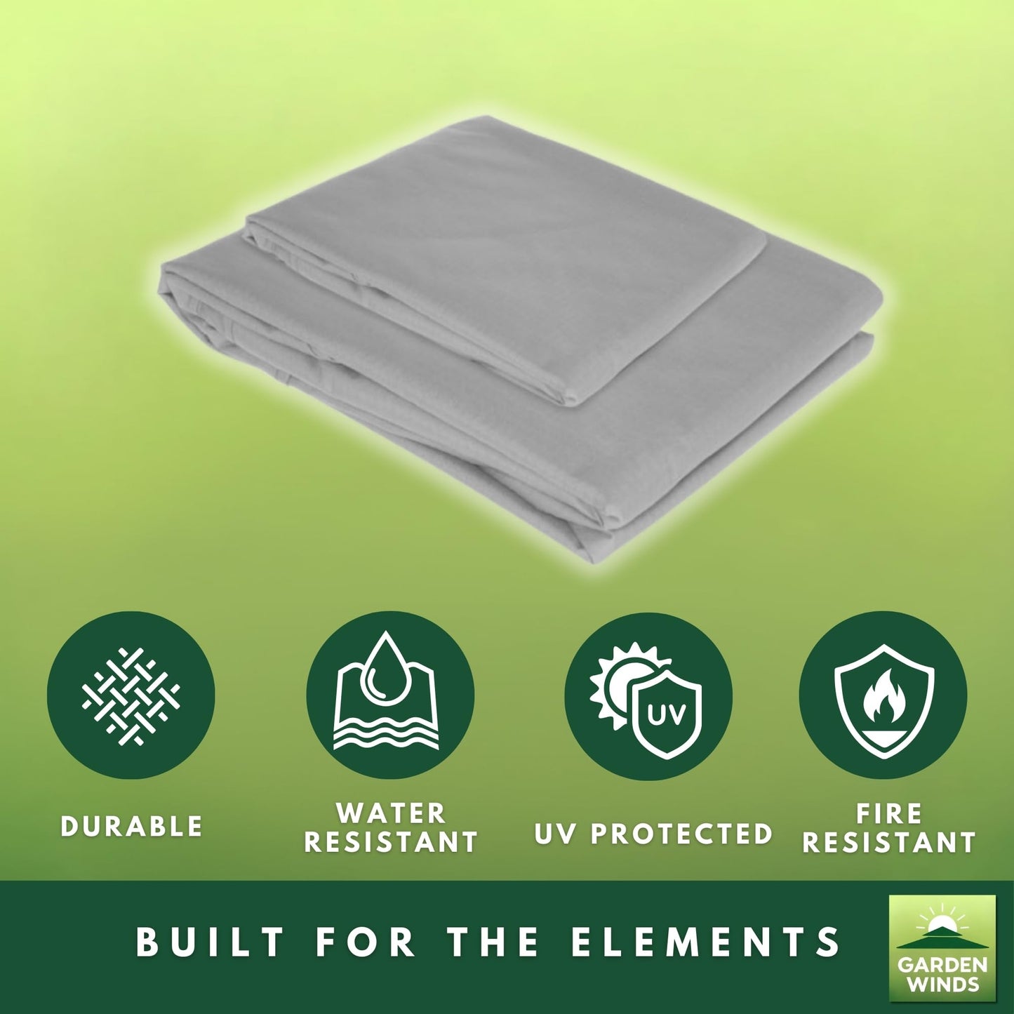 Garden Winds Reinforced Replacement Canopy Top Cover Compatible with The Shadow Creek L-GZ1140PST 10' x 12' Gazebo – Classic Stone, Riplock 350