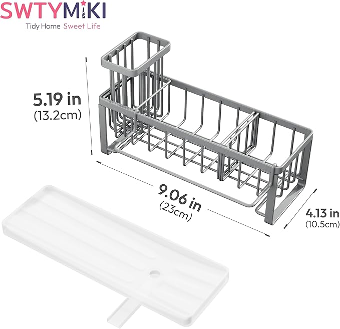 SWTYMIKI Sponge Holder for Kitchen Sink