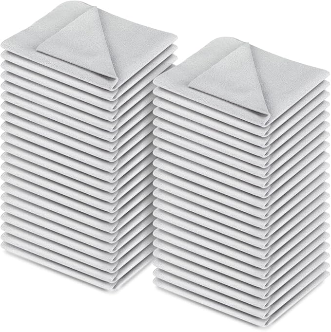 100 PCS Glasses Clean Cloth Suede, Lens Clean Cloth