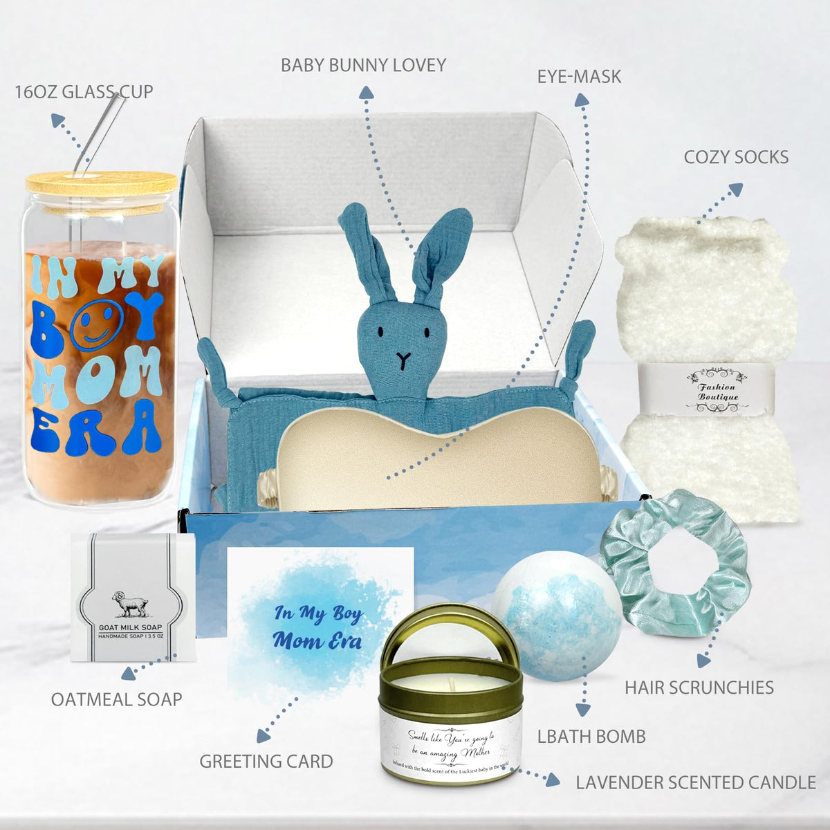 Boy Mom Gifts, First Mothers Day Gifts for New Mom Gift for Women After Birth Pregnancy Mama Care Package After Baby Gift for moms To Be Set Box for Expecting Moms new Mommy Essentials