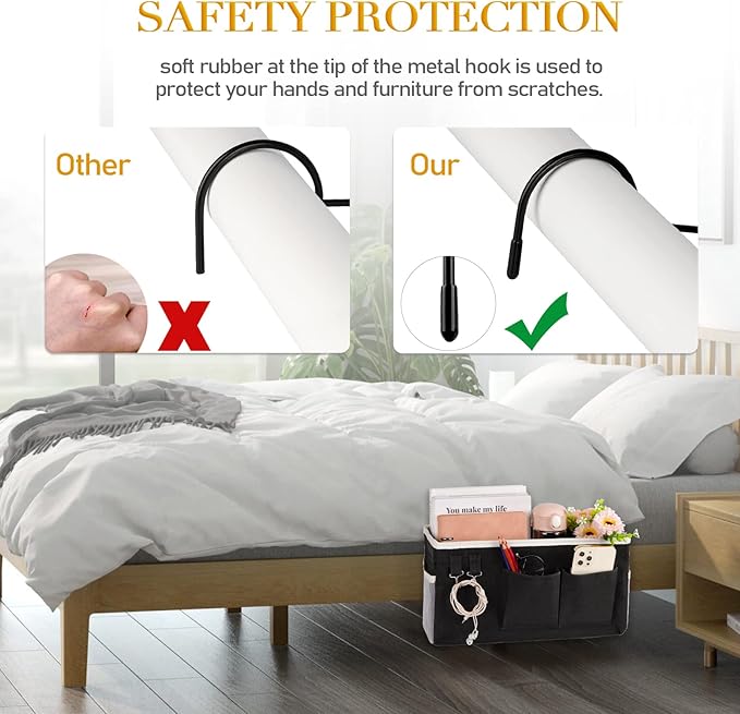 Bedside Storage Caddy/Bedside Hanging Storage Bag