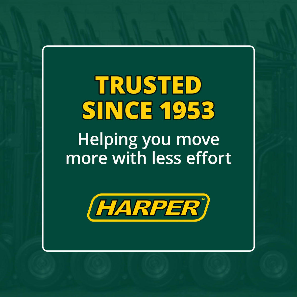 Harper Trucks BKB85 600 lb Capacity Steel P-Handle Hand Truck Dolly with 8-Inch Solid Rubber Wheels, Heavy-Duty Cart for Moving Boxes, Garage, Landscaping & Delivery Tasks