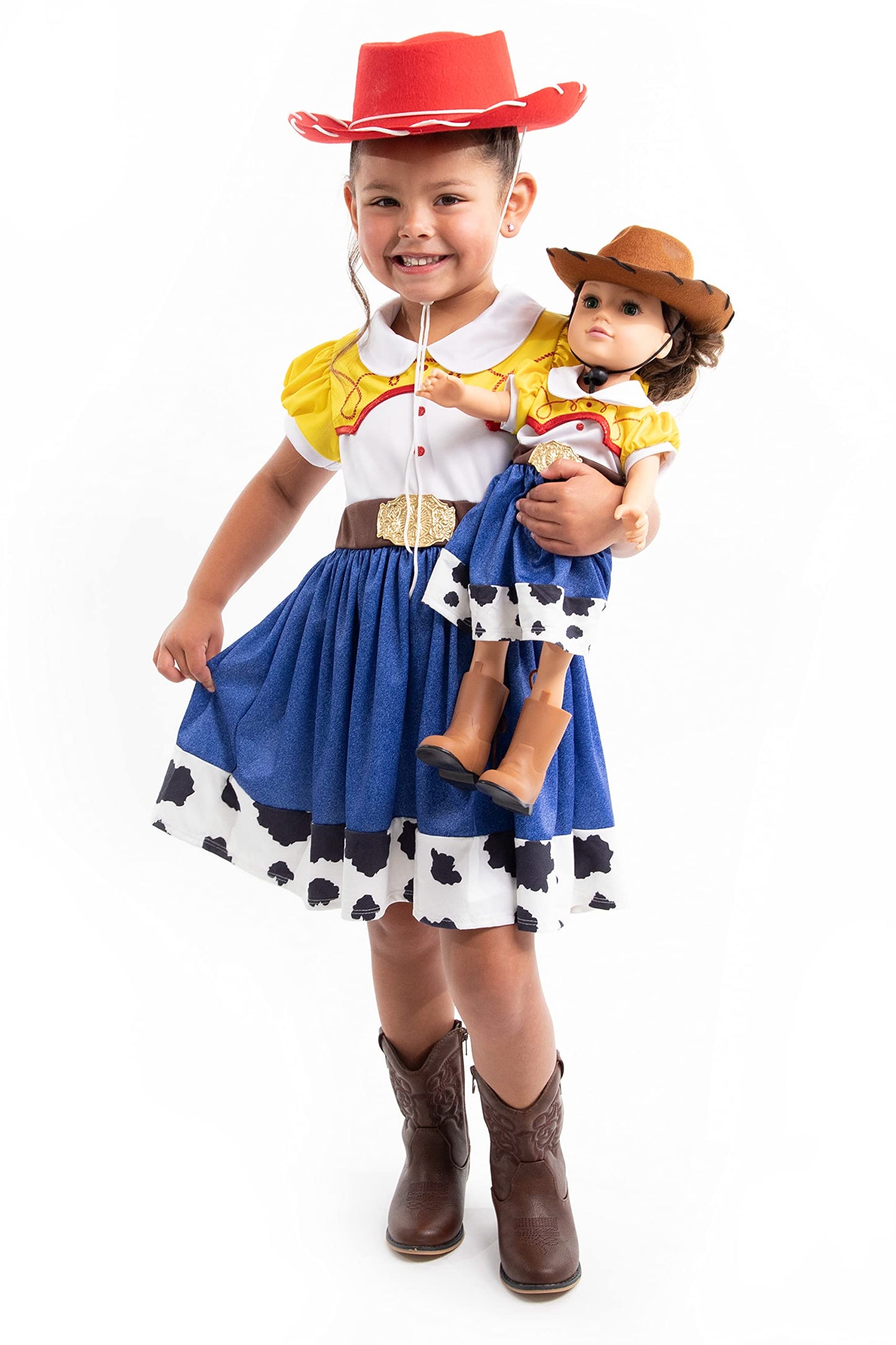Little Adventures Costume Cowboy and Cowgirl Felt Hats (Red)
