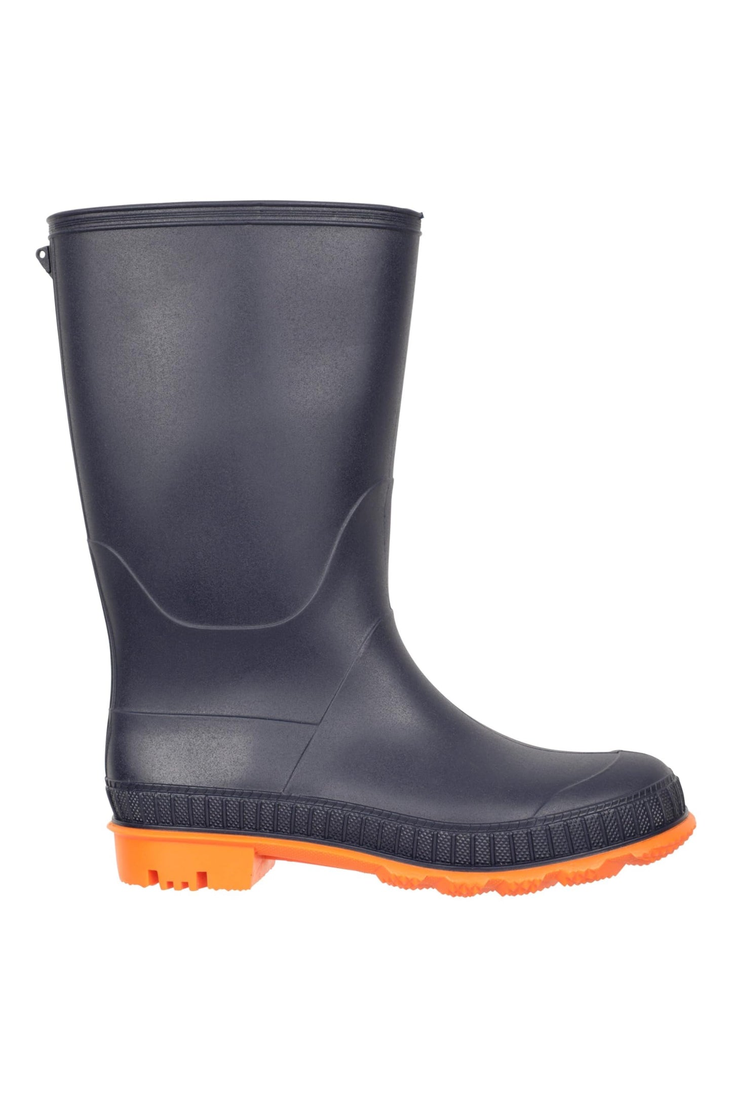 Mountain Warehouse Plain Kids Wellies - Waterproof, Soft Jersey Lined Wellington Boots, Gripped Sole, Boys & Girls - Spring Summer, Rain, School, Outdoors Burnt Orange Kids Shoe Size 4