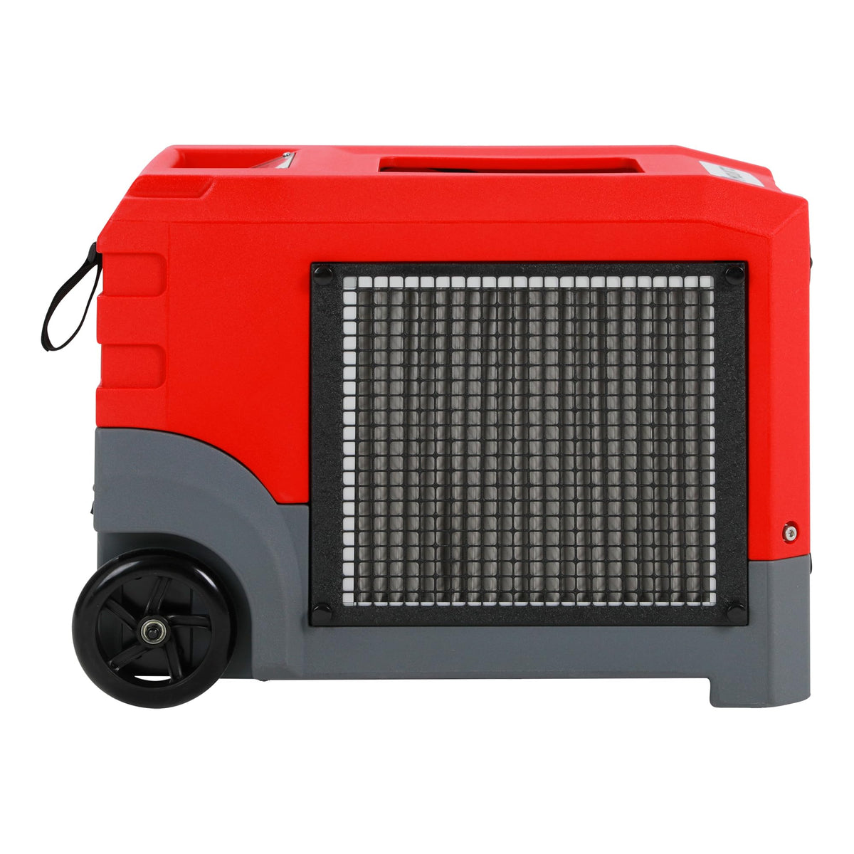 Mounto MOUNTO 268Pints LGR Commercial Compact Dehumidifier with Pump and Drain Hose, LGR Portable Dehumidifier with wheels for Home, Basements, Garages, and Job Sites (Red)