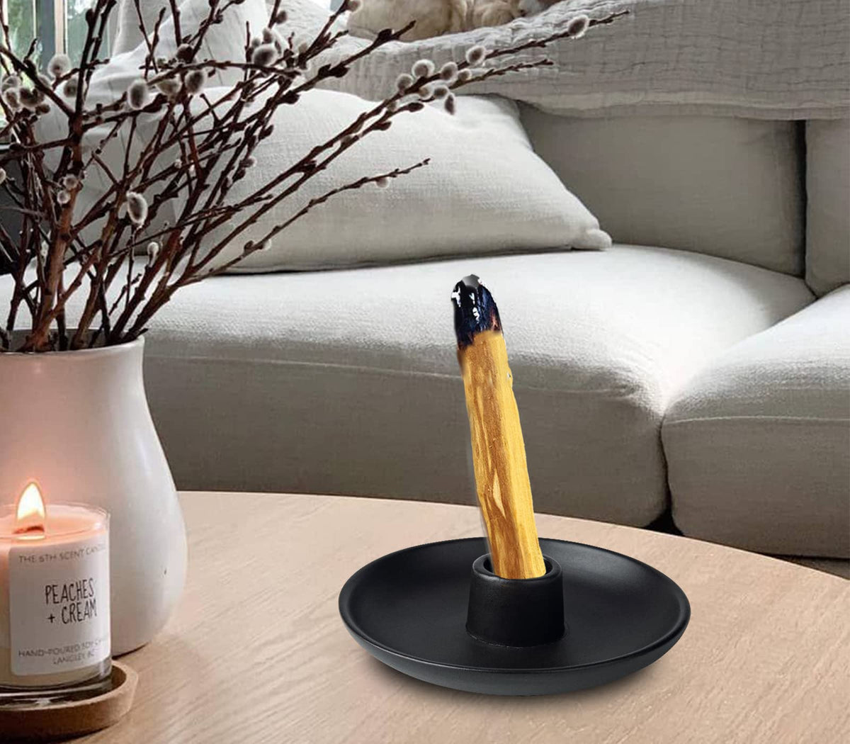 2 Ceramic Palo Santo Sticks Holder - Incense Burner