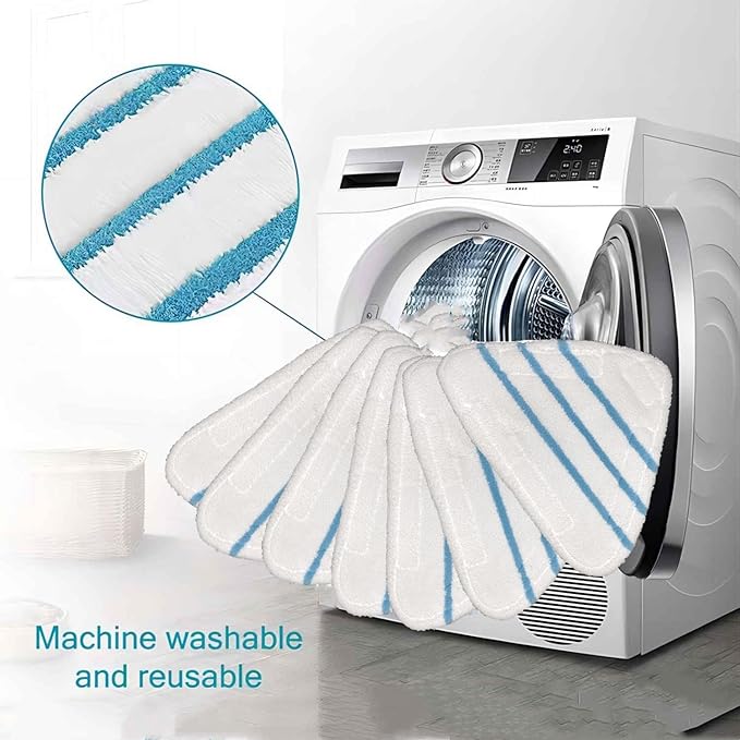 4 Pack Reusable Mop Pads Compatible