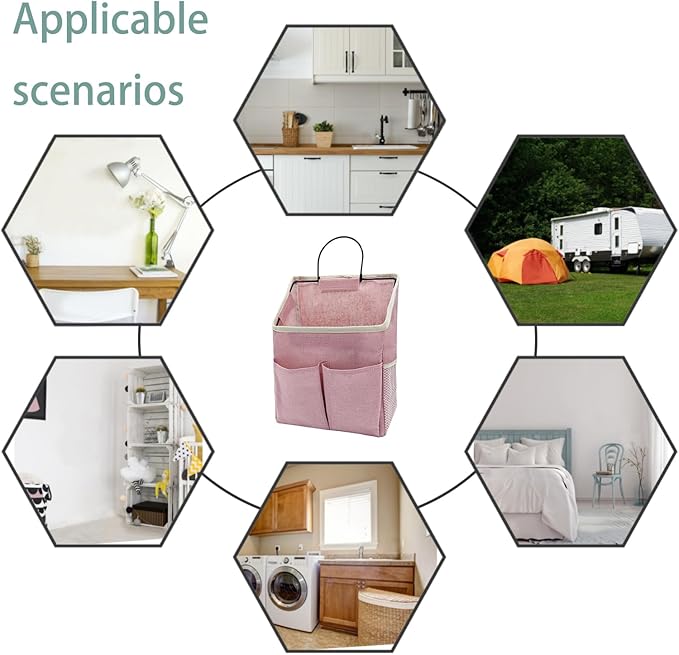 2pcs Wall Hanging Storage Bag, Wall Hanging Organizer Bags
