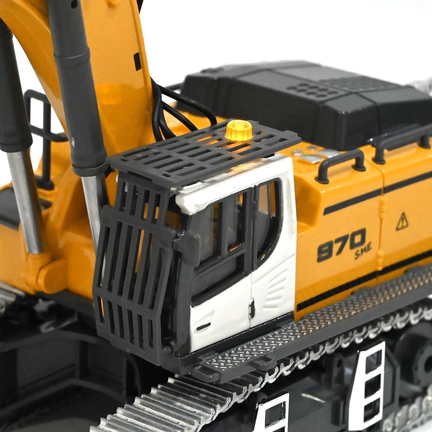 KidsFaves Pro-Grade Remote Control Excavator for Adult Metal Micro-Scale RC Construction Model with Leadscrew Digging System, Dual Battery Includes Portable Carry Case