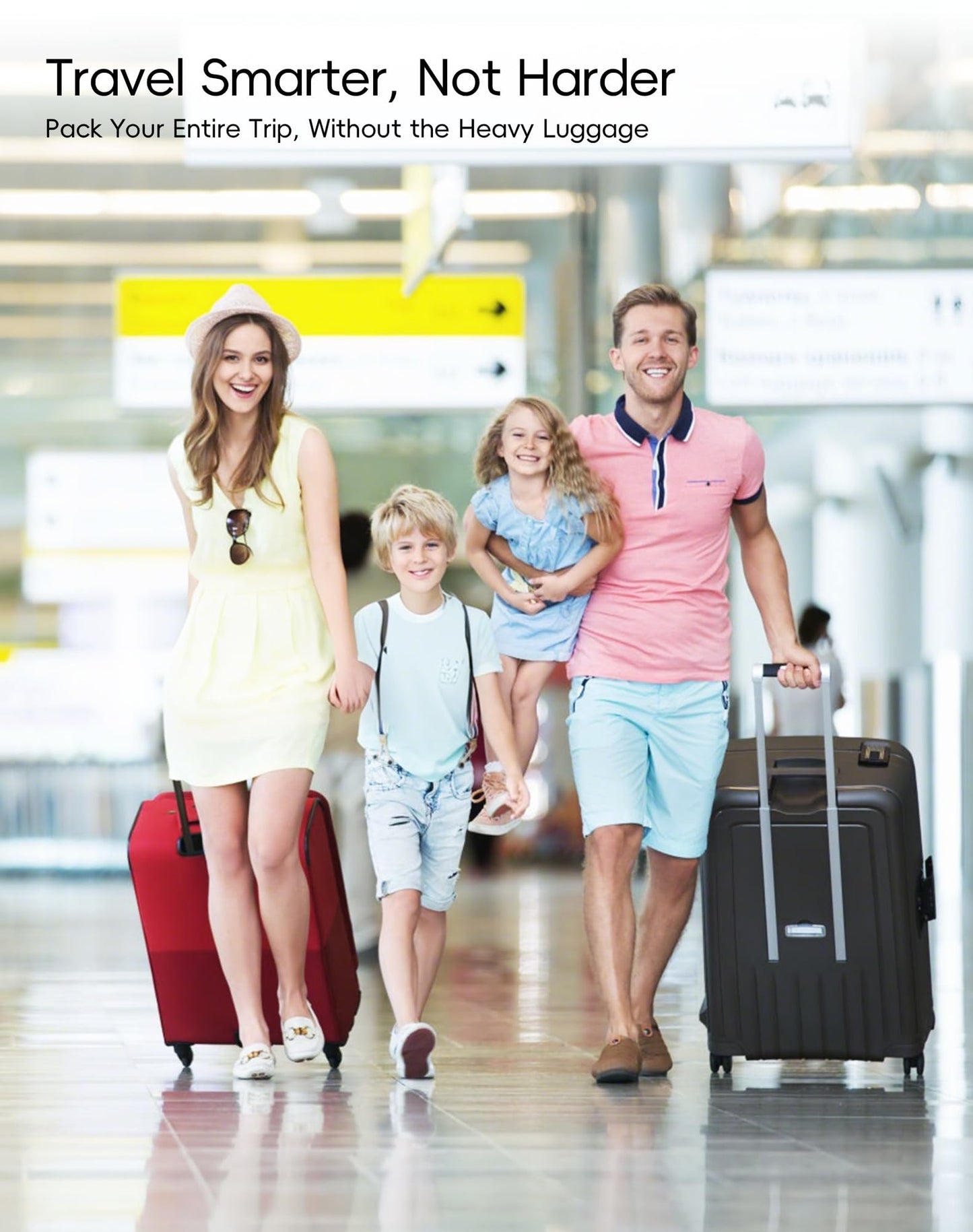 Travel Vacuum Bags with Wireless Pump, Reusable Vacuum Compression Bags for Suitcase, Space Saver for Luggage, Airtight & Waterproof, Perfect for Frequent Travelers & Business Trips (2-Pack)