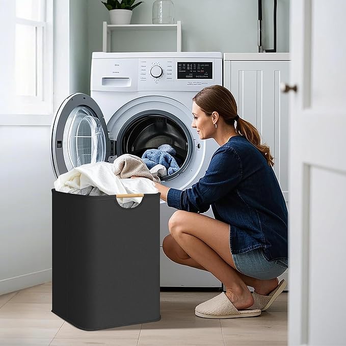 STORAGE MANIAC 3-Pack Large Laundry Hamper, 100L Collapsible Laundry Basket