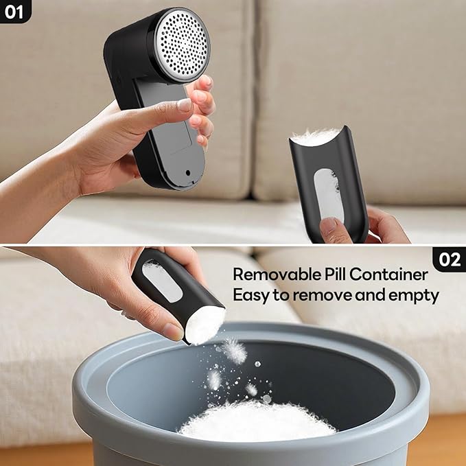 Lint Remover for Clothes Shaver Pill Remover Rechargeable Fabric Shaver 2-Speed