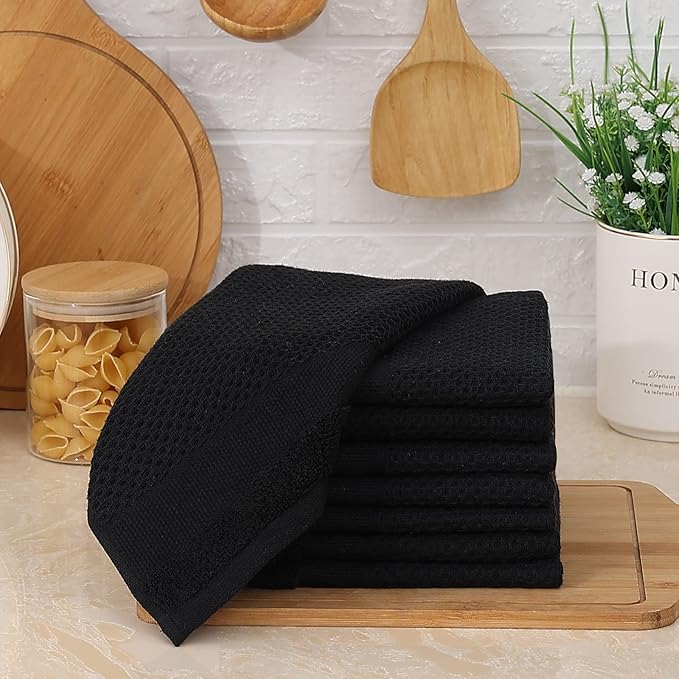 Homaxy 100% Cotton Dish Cloths, 8 Pack