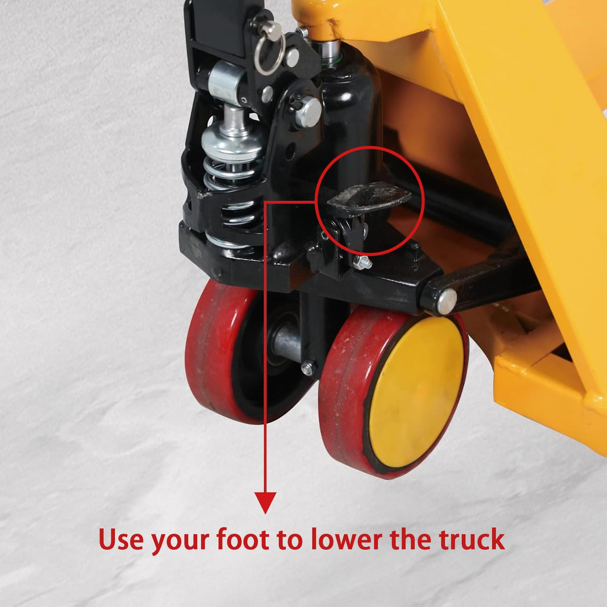 Tory Carrier Mini Hand Pallet Jack Truck, 2200 Lbs Capacity, 31.5" Lx15 W Fork Size Narrow Pallet Jack, Small Size Manual Pallet Trucks with Foldable Forks and Handle