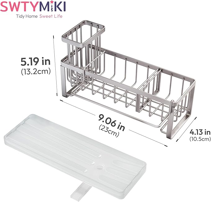 SWTYMIKI Sponge Holder for Kitchen Sink